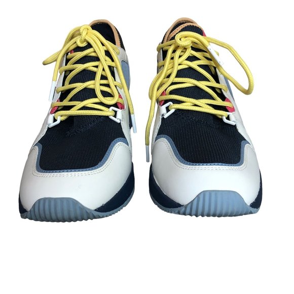 Michael Kors Wedge Trainer Womens 9M Blue White Sneakers Athletic Workout Shoes - Picture 16 of 16